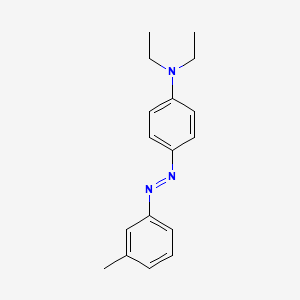 B1196545 Benzenamine, N,N-diethyl-4-((3-methylphenyl)azo)- CAS No. 3010-53-5
