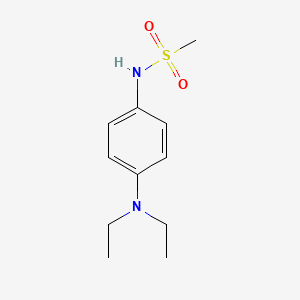 molecular formula C11H18N2O2S B11965485 N-[4-(diethylamino)phenyl]methanesulfonamide CAS No. 74385-04-9