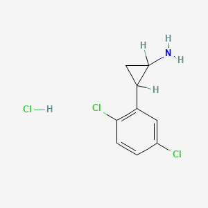 B1196550 2-(2,5-Dichlorophenyl)cyclopropylamine hydrochloride CAS No. 52047-19-5