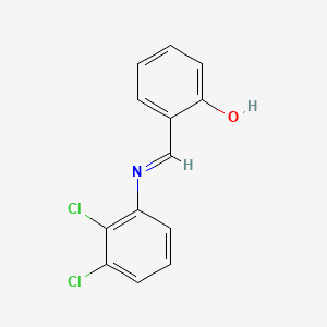 molecular formula C13H9Cl2NO B11965512 alpha-(2,3-Dichlorophenylimino)-ortho-cresol CAS No. 96460-07-0