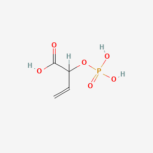 B1196552 2-(Phosphonooxy)but-3-enoic acid CAS No. 56842-74-1