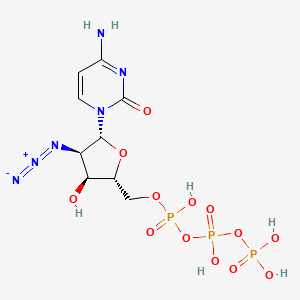 B1196553 2'-Deoxy-2'-azidocytidine triphosphate CAS No. 62192-83-0