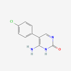 4-Amino-5-(4-chlorophenyl)pyrimidin-2-ol