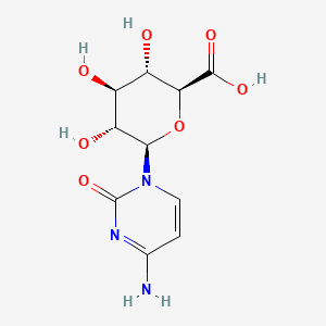 molecular formula C10H13N3O7 B1196554 戊吡喃酸 CAS No. 59862-05-4