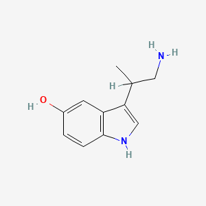 B1196582 1H-Indol-5-ol, 3-(2-amino-1-methylethyl)- CAS No. 22965-81-7