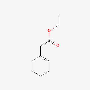 molecular formula C10H16O2 B11965854 Ethyl (1'-cyclohexenyl)acetate CAS No. 4709-59-5