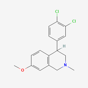 molecular formula C17H17Cl2NO B1196589 双氯芬新 CAS No. 67165-56-4