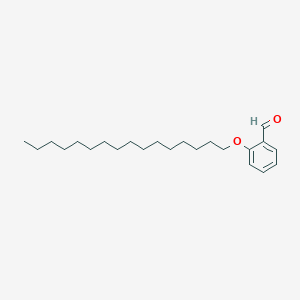 molecular formula C23H38O2 B11965962 Benzaldehyde, 2-(hexadecyloxy)- CAS No. 5376-76-1