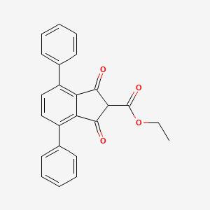 Ethyl 1,3-dioxo-4,7-diphenyl-2-indanecarboxylate