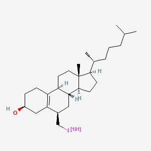 B1196606 Norcholestenol iodomethyl ((sup 131)I) CAS No. 56897-09-7