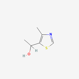 B1196614 5-(1-Hydroxyethyl)-4-methylthiazole CAS No. 45657-12-3