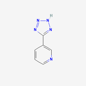 molecular formula C6H5N5 B1196620 3-(2H-四唑-5-基)吡啶 CAS No. 3250-74-6
