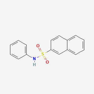 molecular formula C16H13NO2S B11966391 2-Naphthalenesulfonanilide CAS No. 1576-48-3