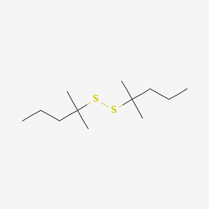 molecular formula C12H26S2 B11966392 Di-tert-hexyl disulphide CAS No. 94247-12-8