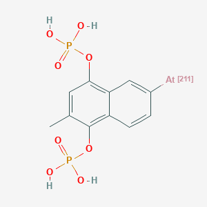 B1196640 Astato-2-methyl-1,4-naphthoquinol diphosphate CAS No. 81781-58-0