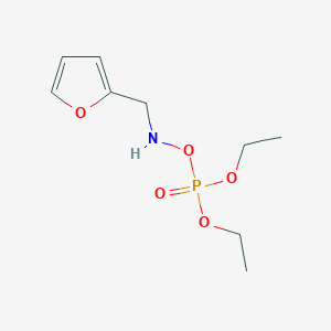 molecular formula C9H16NO5P B11966418 Diethyl furfurylamidophosphate 