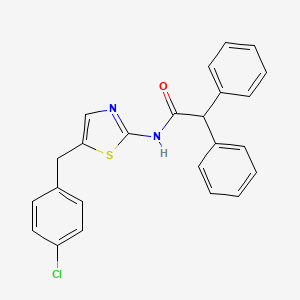 N-[5-(4-chlorobenzyl)-1,3-thiazol-2-yl]-2,2-diphenylacetamide