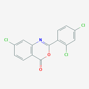 7-chloro-2-(2,4-dichlorophenyl)-4H-3,1-benzoxazin-4-one