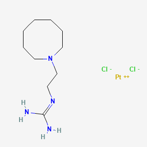 molecular formula C10H22Cl2N4Pt B1196651 Dichloro(guanethidine)platinum(II) CAS No. 84152-28-3