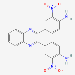 4-[3-(4-Amino-3-nitrophenyl)-2-quinoxalinyl]-2-nitrophenylamine