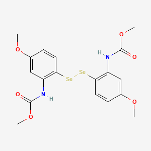 methyl N-[5-methoxy-2-({4-methoxy-2-[(methoxycarbonyl)amino]phenyl}diselanyl)phenyl]carbamate