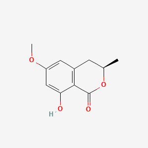molecular formula C11H12O4 B1196672 6-Methoxymellein CAS No. 13410-15-6