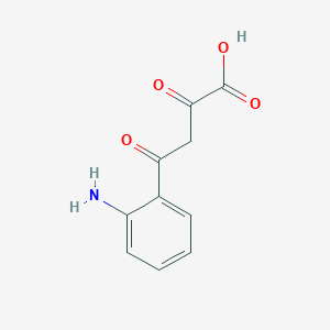 molecular formula C10H9NO4 B1196676 4-(2-Aminophenyl)-2,4-dioxobutanoic acid 