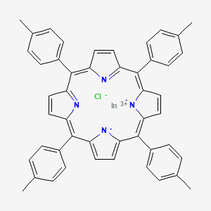B1196684 Indium(3+);5,10,15,20-tetrakis(4-methylphenyl)porphyrin-22,23-diide;chloride CAS No. 65139-92-6