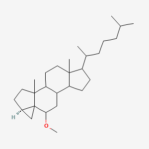 molecular formula C28H48O B11966859 i-Cholesteryl methyl ether 