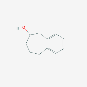 molecular formula C11H14O B11966894 6,7,8,9-tetrahydro-5H-benzo[7]annulen-6-ol CAS No. 13249-77-9