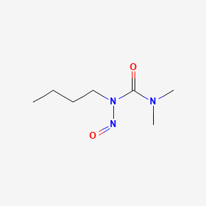 molecular formula C7H15N3O2 B1196693 1-Butyl-3,3-dimethyl-1-nitrosourea CAS No. 56654-53-6