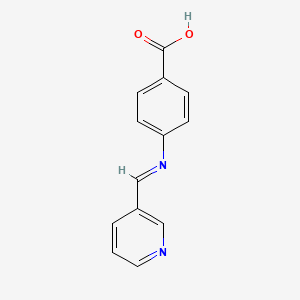 4-((Pyridin-3-ylmethylene)-amino)-benzoic acid