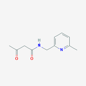 molecular formula C11H14N2O2 B11967004 N-(6-Methyl-2-pyridyl)-acetoacetamide 