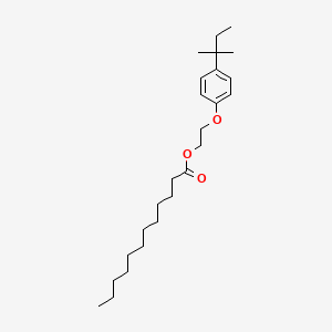 Lauric acid, 2-(p-tert-pentylphenoxy)ethyl ester