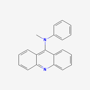 molecular formula C20H16N2 B11967047 N-methyl-N-phenylacridin-9-amine CAS No. 90072-82-5