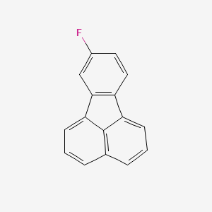 molecular formula C16H9F B11967227 8-Fluorofluoranthene CAS No. 21454-73-9