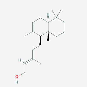 molecular formula C20H34O B1196727 (13E)-labda-7,13-dien-15-ol 