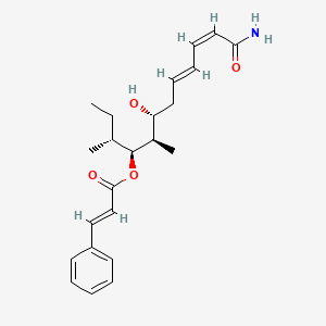 molecular formula C23H31NO4 B1196729 Basiliskamide A 