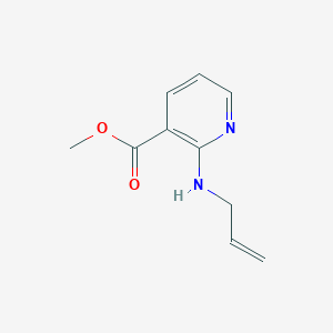 molecular formula C10H12N2O2 B119673 2-(烯丙氨基)烟酸甲酯 CAS No. 157362-04-4