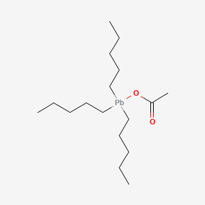 molecular formula C17H36O2Pb B11967430 tripentylplumbyl acetate CAS No. 20301-50-2