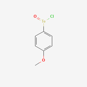 Benzene, 1-(chlorotellurinyl)-4-methoxy-