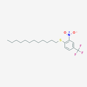 1-(Dodecylsulfanyl)-2-nitro-4-(trifluoromethyl)benzene