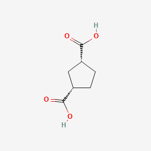 molecular formula C7H10O4 B1196770 顺-1,3-环戊二羧酸 CAS No. 876-05-1