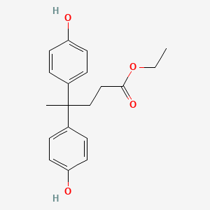 Ethyl 4,4-bis(4-hydroxyphenyl)pentanoate