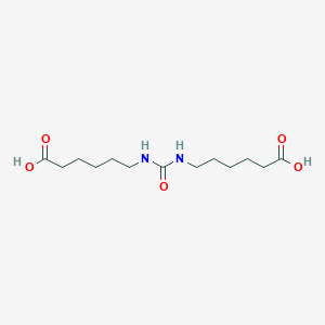 molecular formula C13H24N2O5 B11967768 Hexanoic acid, 6,6'-(carbonyldiimino)bis- CAS No. 6630-04-2