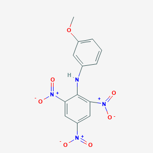 molecular formula C13H10N4O7 B11967776 N-(3-Methoxyphenyl)picrylamine CAS No. 18888-58-9