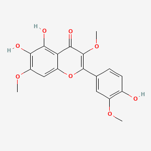 molecular formula C18H16O8 B1196787 金盏菊酚 C CAS No. 23370-16-3