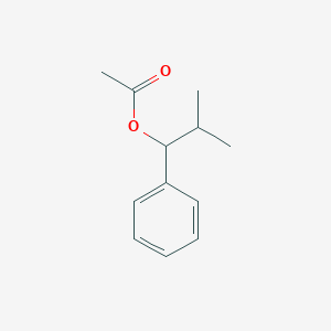 molecular formula C12H16O2 B11967877 (2-Methyl-1-phenylpropyl) acetate CAS No. 5706-87-6