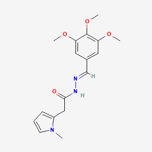 2-(1-Methyl-1H-pyrrol-2-YL)-N'-(3,4,5-trimethoxybenzylidene)acetohydrazide