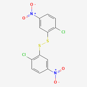 molecular formula C12H6Cl2N2O4S2 B11967914 2-Chloro-5-nitrophenyl disulfide CAS No. 20201-05-2